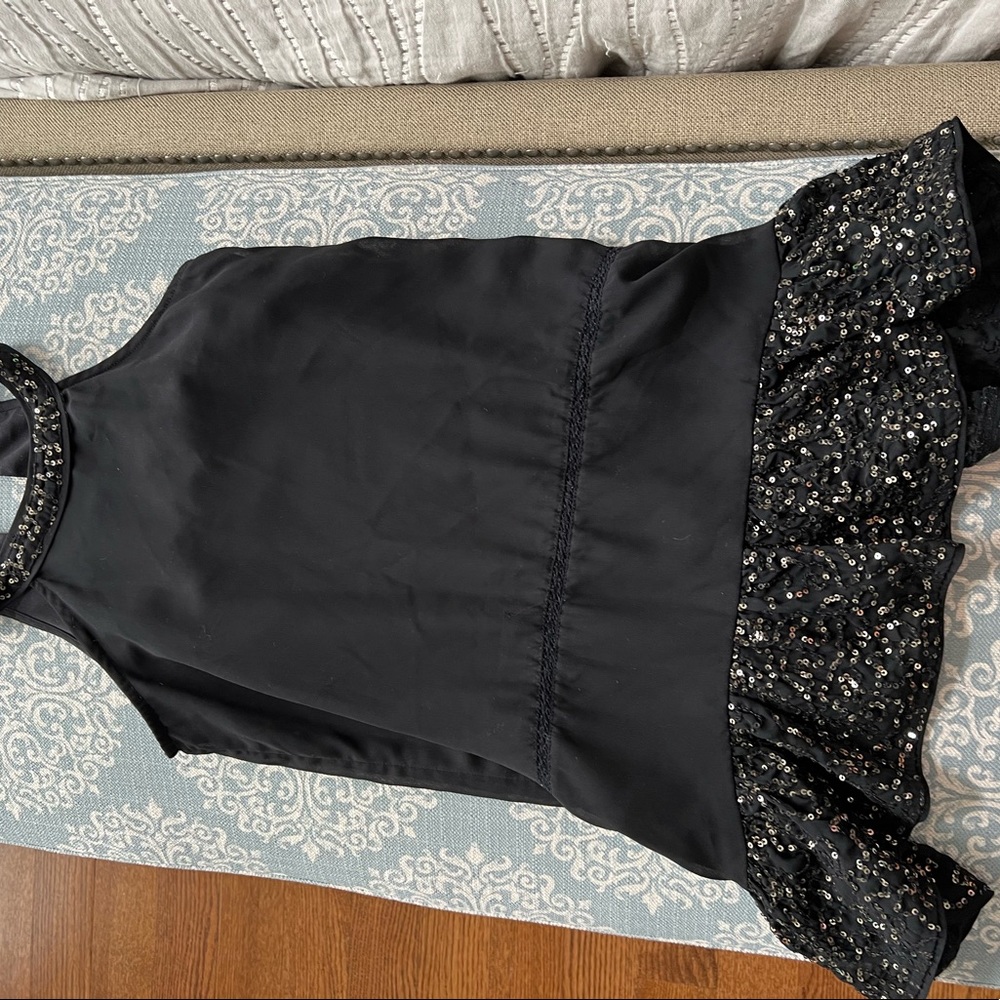 Sisley girls dress with sequins